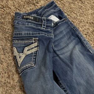 Heritage Women's Denim Capris with Embellished Pocket